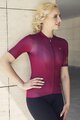 RIVANELLE BY HOLOKOLO Cycling short sleeve jersey - VICTORIOUS GOLD LADY - bordeaux