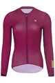 RIVANELLE BY HOLOKOLO Cycling summer long sleeve jersey - VICTORIOUS GOLD ELITE LADY - bordeaux