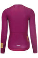 RIVANELLE BY HOLOKOLO Cycling summer long sleeve jersey - VICTORIOUS GOLD ELITE LADY - bordeaux