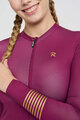 RIVANELLE BY HOLOKOLO Cycling summer long sleeve jersey - VICTORIOUS GOLD ELITE LADY - bordeaux