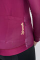 RIVANELLE BY HOLOKOLO Cycling summer long sleeve jersey - VICTORIOUS GOLD ELITE LADY - bordeaux