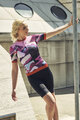 RIVANELLE BY HOLOKOLO Cycling short sleeve jersey - SUNSET ELITE LADY LIMITED EDITION - pink/multicolour