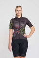 RIVANELLE BY HOLOKOLO Cycling short sleeve jersey - MAAPPI DARK LADY - black/multicolour