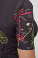RIVANELLE BY HOLOKOLO Cycling short sleeve jersey - MAAPPI DARK LADY - black/multicolour