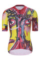 RIVANELLE BY HOLOKOLO Cycling short sleeve jersey - FURIOSO - red/yellow