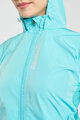 RIVANELLE BY HOLOKOLO Cycling rain jacket - WIND/RAIN - turquoise
