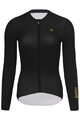 RIVANELLE BY HOLOKOLO Cycling summer long sleeve jersey - VICTORIOUS GOLD ELITE LADY - black