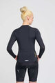 RIVANELLE BY HOLOKOLO Cycling summer long sleeve jersey - VICTORIOUS GOLD ELITE LADY - black