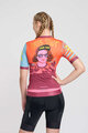 RIVANELLE BY HOLOKOLO Cycling short sleeve jersey - LESS TALK - red/multicolour