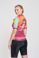 RIVANELLE BY HOLOKOLO Cycling short sleeve jersey - LESS TALK - red/multicolour