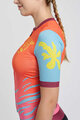 RIVANELLE BY HOLOKOLO Cycling short sleeve jersey - LESS TALK - red/multicolour