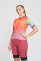 RIVANELLE BY HOLOKOLO Cycling short sleeve jersey - LESS TALK - red/multicolour