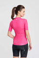 RIVANELLE BY HOLOKOLO Cycling short sleeve jersey - DRAW UP - pink