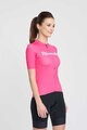 RIVANELLE BY HOLOKOLO Cycling short sleeve jersey - DRAW UP - pink