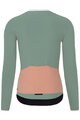 RIVANELLE BY HOLOKOLO Cycling winter long sleeve jersey - SPECIAL - white/green