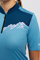 RIVANELLE BY HOLOKOLO Cycling short sleeve jersey - ADVENTURE - blue