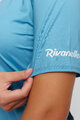 RIVANELLE BY HOLOKOLO Cycling short sleeve jersey - ADVENTURE - blue