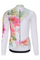 RIVANELLE BY HOLOKOLO Cycling winter long sleeve jersey - FLOWERY WINTER - yellow/multicolour