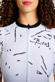 RIVANELLE Cycling skinsuit - TEMPO - white/black