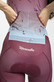 RIVANELLE BY HOLOKOLO Cycling skinsuit - SNIPP - bordeaux/blue