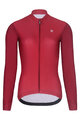 RIVANELLE BY HOLOKOLO Cycling winter long sleeve jersey - PERFORMANCE WINTER - bordeaux