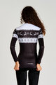 RIVANELLE Cycling winter long sleeve jersey - FROSTTRAIL WINTER - black/white