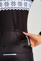 RIVANELLE Cycling winter long sleeve jersey - FROSTTRAIL WINTER - black/white