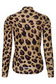 RIVANELLE BY HOLOKOLO Cycling winter long sleeve jersey - WILDCAT II WINTER - brown/black