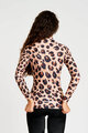 RIVANELLE Cycling winter long sleeve jersey - WILDCAT II WINTER - brown/black