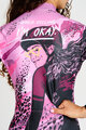 RIVANELLE Cycling winter long sleeve jersey - ROSESCAPE WINTER - purple/black