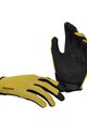 IXS Cycling long-finger gloves - CARVE DIGGER - yellow/black