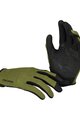 IXS Cycling long-finger gloves - CARVE DIGGER - green/black