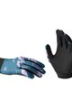 IXS Cycling long-finger gloves - FLOW 1.0 - blue