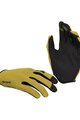 IXS Cycling long-finger gloves - CARVE - yellow/black