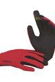 IXS Cycling long-finger gloves - CARVE - red/black