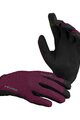 IXS Cycling long-finger gloves - CARVE - bordeaux/black