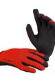 IXS Cycling long-finger gloves - KIDS CARVE - red/black
