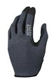 IXS Cycling long-finger gloves - KIDS CARVE - grey/black