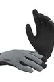 IXS Cycling long-finger gloves - KIDS CARVE - grey/black