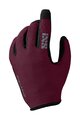 IXS Cycling long-finger gloves - CARVE W - bordeaux