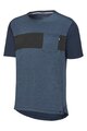 IXS Cycling short sleeve jersey - FLOW X - blue