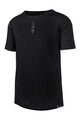 IXS Cycling short sleeve jersey - FLOW MERINO - black