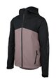 IXS waterproof jacket - CARVE ALL-WEATHER 2.0 - black/brown