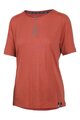 IXS Cycling short sleeve jersey - FLOW MERINO SS - red