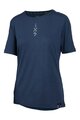 IXS Cycling short sleeve jersey - FLOW MERINO SS - blue