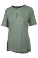 IXS Cycling short sleeve jersey - FLOW MERINO SS - green