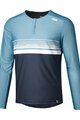 IXS Cycling summer long sleeve jersey - FLOW LITE 1.0 - blue