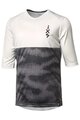 IXS jersey with 3/4 sleeves - CARVE 1.0 - white/grey