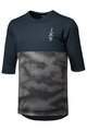 IXS jersey with 3/4 sleeves - CARVE 1.0 - blue/grey