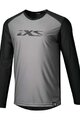 IXS Cycling summer long sleeve jersey - TRIGGER LITE 1.0 - grey
